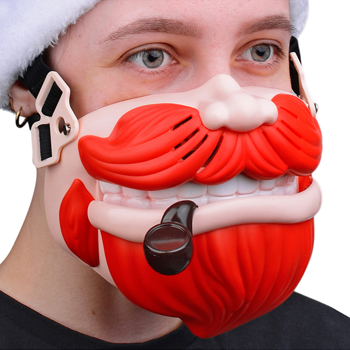 Фото к товару Маска K2A "Пират" со светом и устройством для изменения голоса, USB, в коробке Маска K2A "Пират" со светом и устройством для изменения голоса, USB, в коробке