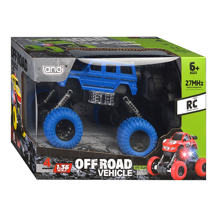 Фото к товару Машина QH2024-22 "Off road vehicle-1" р/у, 27 MHz, в коробке Машина QH2024-22 "Off road vehicle-1" р/у, 27 MHz, в коробке