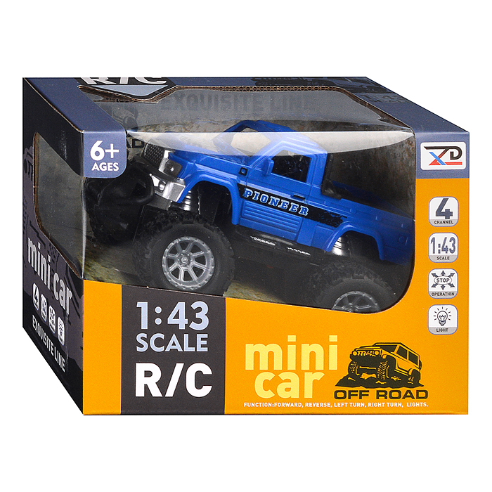 Фото к товару Машина 687-9 "Джип-1" р/у, 27 MHz, в коробке Машина 687-9 "Джип-1" р/у, 27 MHz, в коробке