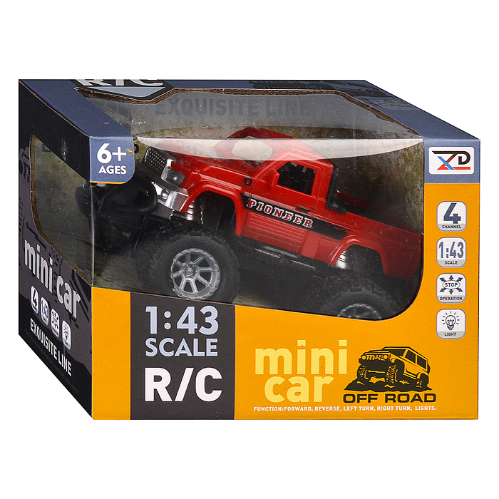 Фото к товару Машина 687-9 "Джип-1" р/у, 27 MHz, в коробке Машина 687-9 "Джип-1" р/у, 27 MHz, в коробке