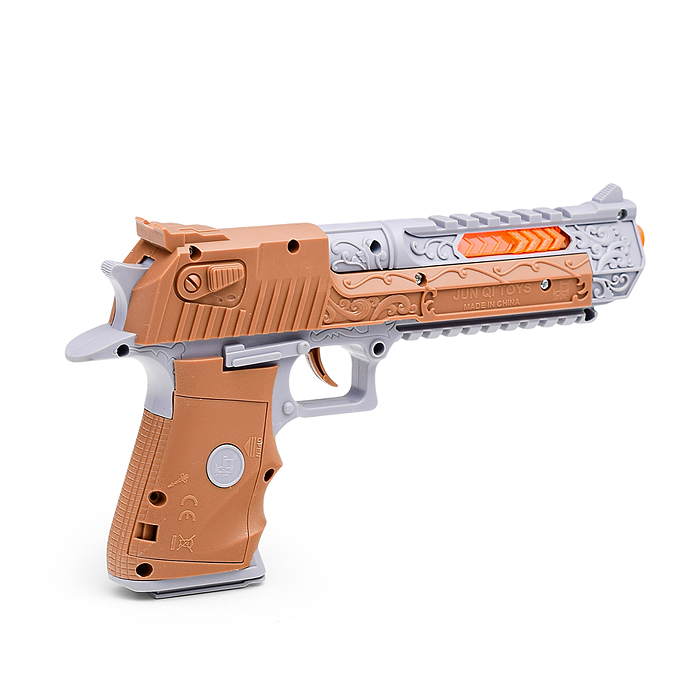 Фото к товару Пистолет JQ870 "Огненая пуля" в пакете Пистолет JQ870 "Огненая пуля" в пакете