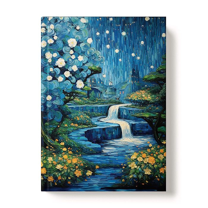 Книжка записная А5 96л "Водопад" Книжка записная А5 96л "Водопад"