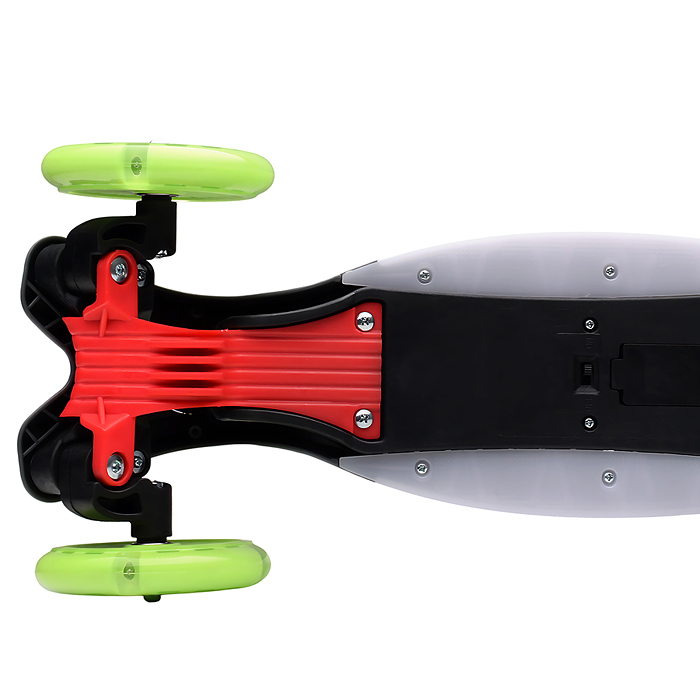 Фото к товару Самокат 3-х колесный ROCKET,колеса PU со светом, ABEC 7, серый Самокат 3-х колесный ROCKET,колеса PU со светом, ABEC 7, серый