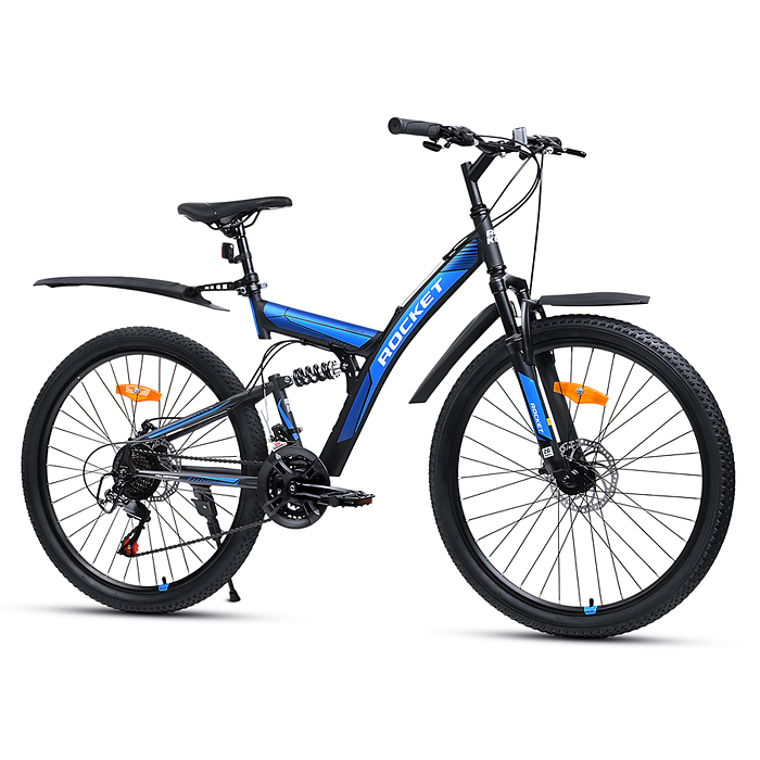 Фото к товару Велосипед 26" Rocket Azkar, цвет синий, размер 18" Велосипед 26" Rocket Azkar, цвет синий, размер 18"