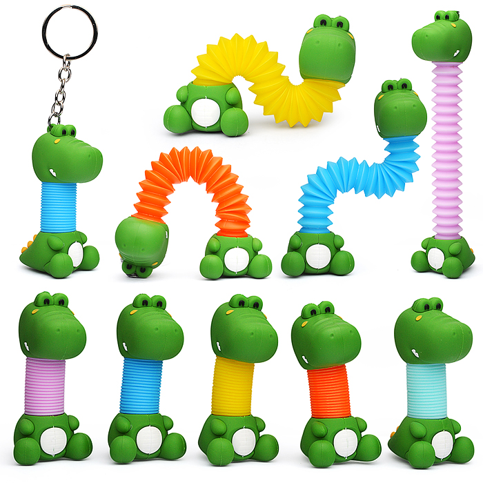 Игрушка - антистресс-брелок 00-5665 "Крокодил" 9см.