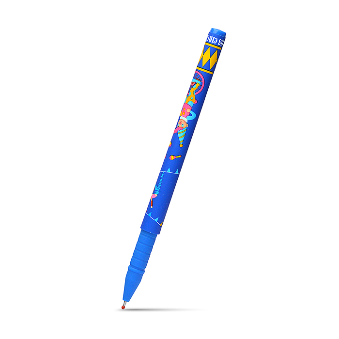 Фото к товару Ручка шариковая Yalong, на масляной основе, "Цирк", 0,7 мм, синяя, игольчатый наконечник, цветной пл Ручка шариковая Yalong, на масляной основе, "Цирк", 0,7 мм, синяя, игольчатый наконечник, цветной пл