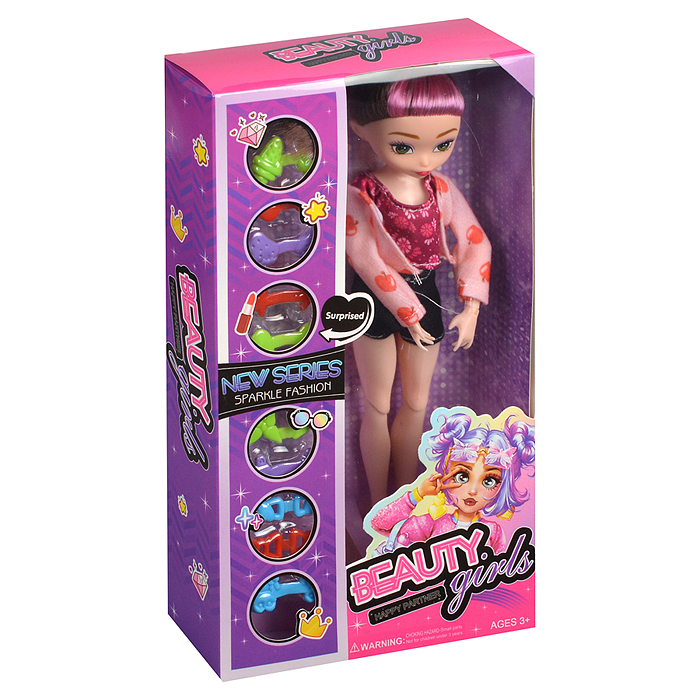 Фото к товару Кукла GL999B "Beautiful girl-2" с аксессуарами, в коробке Кукла GL999B "Beautiful girl-2" с аксессуарами, в коробке