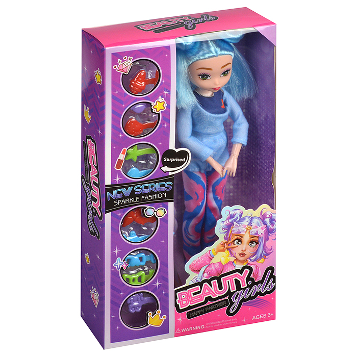 Фото к товару Кукла GL999B "Beautiful girl-2" с аксессуарами, в коробке Кукла GL999B "Beautiful girl-2" с аксессуарами, в коробке