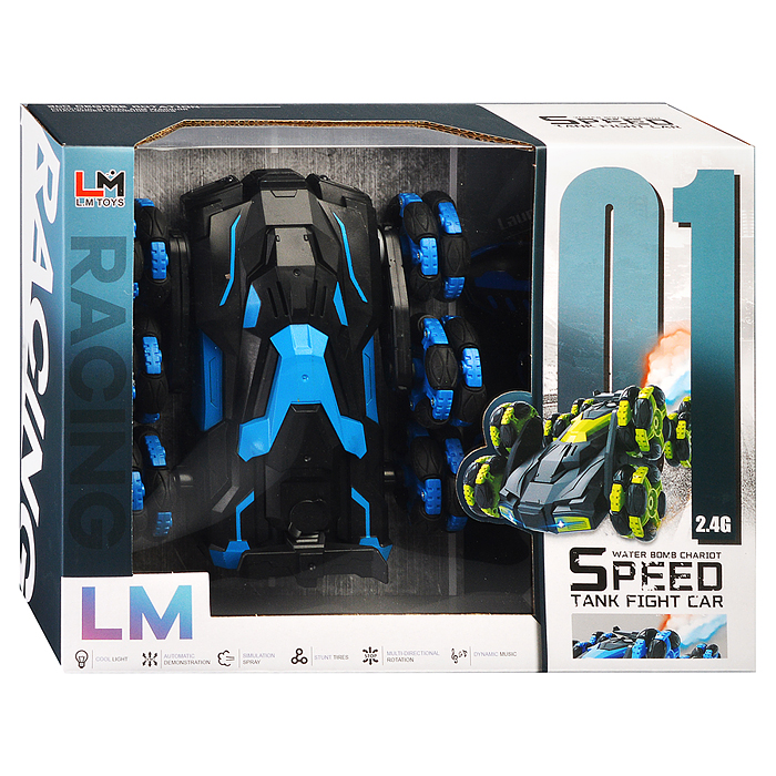 Фото к товару Машина LM258-95 "Спринт макс" р/у, 27 MHz, в коробке Машина LM258-95 "Спринт макс" р/у, 27 MHz, в коробке