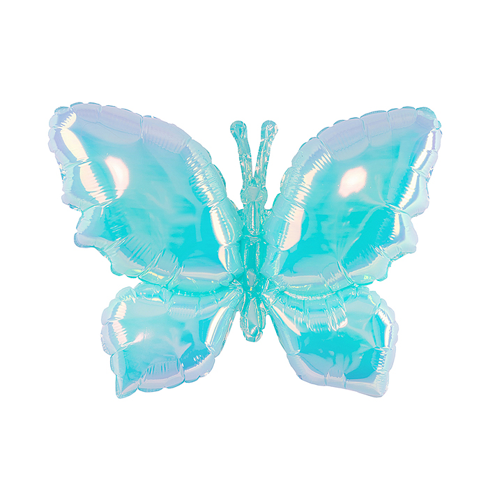 Шар (38''/97 см) Фигура, Бабочка (надув воздухом), Голубой, Хамелеон, 1 шт. в уп. Шар (38''/97 см) Фигура, Бабочка (надув воздухом), Голубой, Хамелеон, 1 шт. в уп.