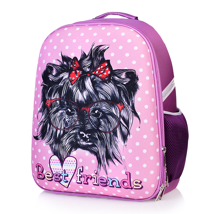 Рюкзак каркасный "Собака-лучший друг" формованный из полимеров, материал: нейлон, полиэстер, 2