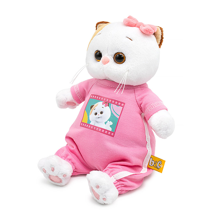 Кошечка Ли-Ли в комбинезоне с принтом "Мультсериал"