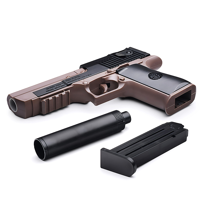 Фото к товару Пистолет 639-12 "Штурм" с мягкими пулями, в пакете Пистолет 639-12 "Штурм" с мягкими пулями, в пакете