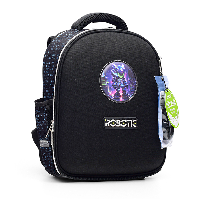 Рюкзак "Junior. Robotic" школьный жесткий 35x27x13 см (14 л) вес 800 г, 1 отделение на молн