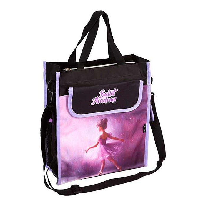 Сумка для дополнительных занятий "Ballet Academy" A4+ (36x31x13 см) плотный износостойкий п