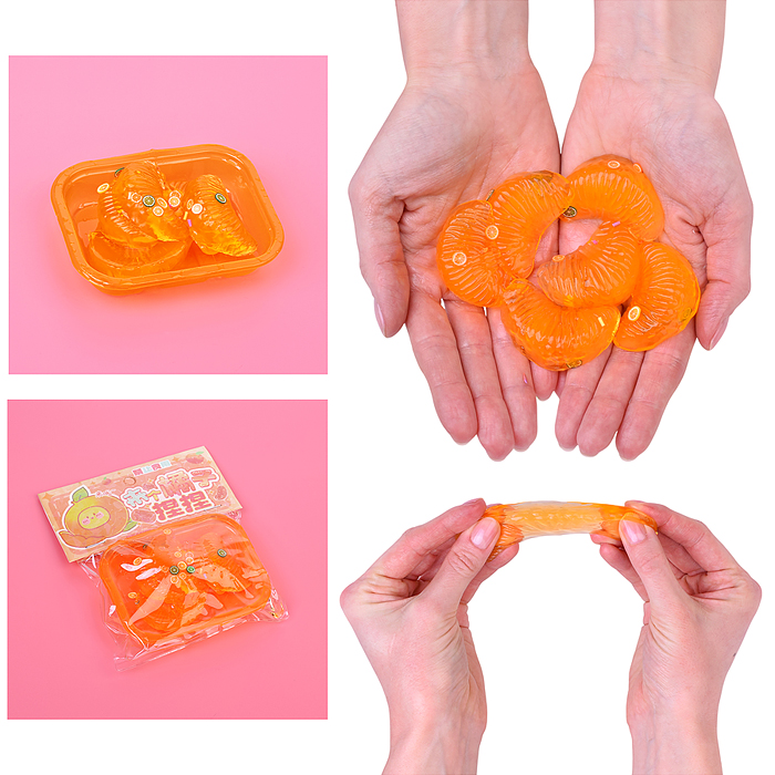 Игрушка -антистресс 00-5516 "Мандариновый десерт" в пакете