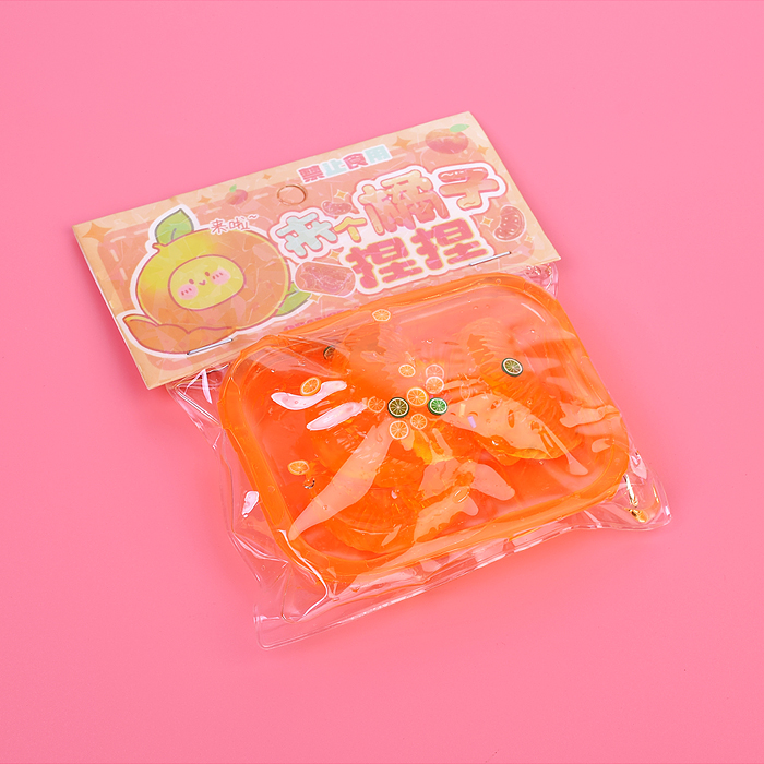 Фото к товару Игрушка -антистресс 00-5516 "Мандариновый десерт" в пакете Игрушка -антистресс 00-5516 "Мандариновый десерт" в пакете