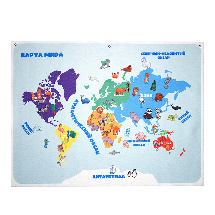 Панно "Карта Мира"