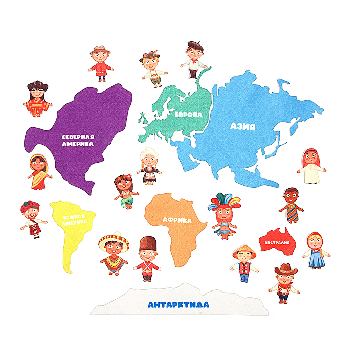 Панно "Карта Мира"