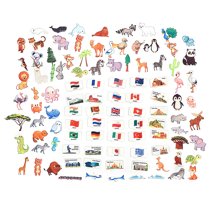 Панно "Карта Мира"