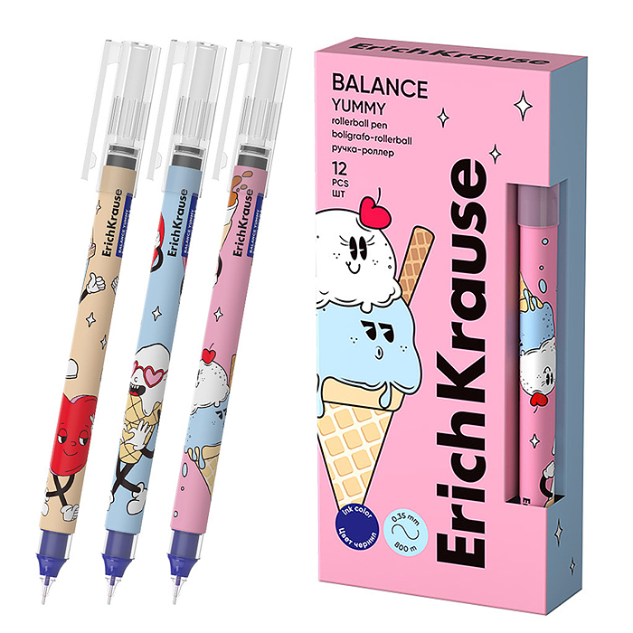 Ручка-роллер Balance Stick Yummy 0.5, цвет чернил синий 