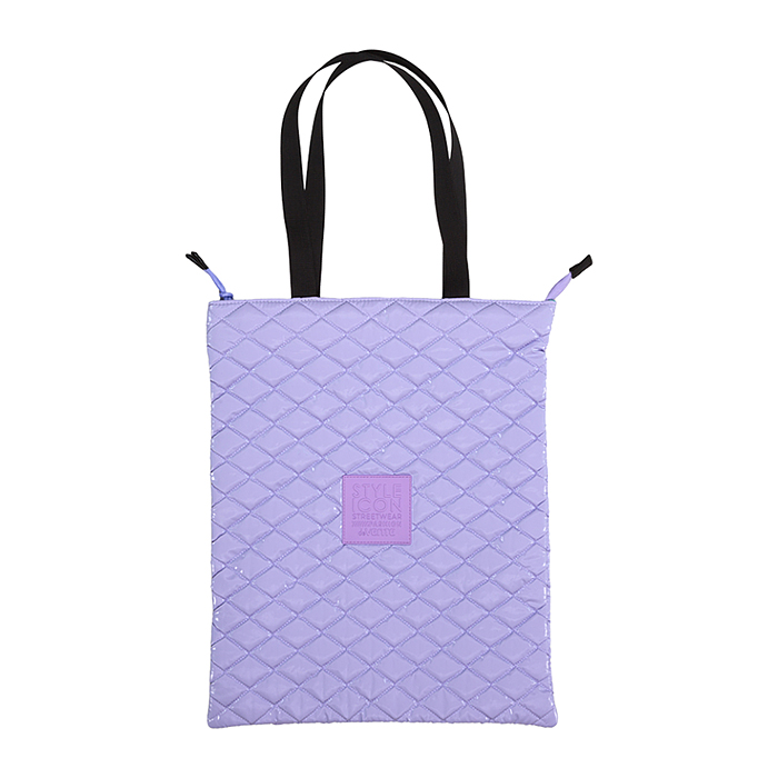 Сумка-шоппер "Style Icon" 34x40 см, на молнии, матовая стеганная плащевка, подклад, 1 отдел Сумка-шоппер "Style Icon" 34x40 см, на молнии, матовая стеганная плащевка, подклад, 1 отдел