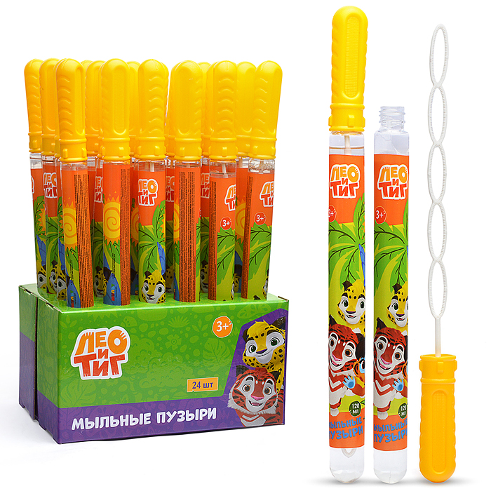 Мыльные пузыри "Лео и Тиг" 120 мл. Мыльные пузыри "Лео и Тиг" 120 мл.