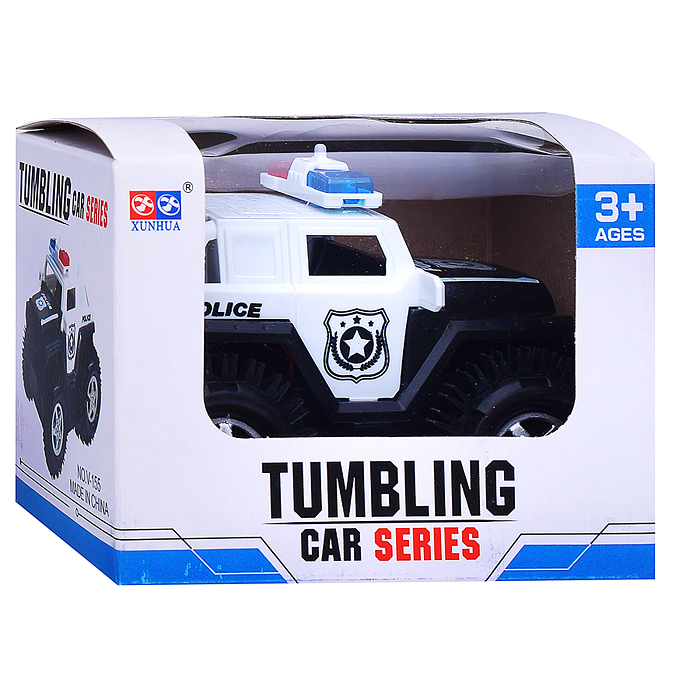 Фото к товару Машина-перевертыш V-155 "Полиция" в коробке Машина-перевертыш V-155 "Полиция" в коробке
