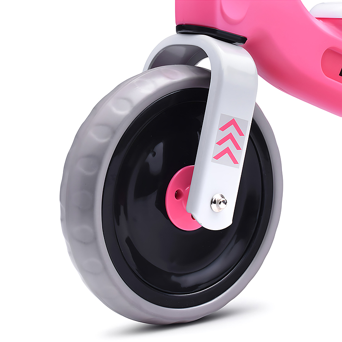 Фото к товару Беговел трехколесный Rocket 133-PK, колеса EVA, цвет розовый Беговел трехколесный Rocket 133-PK, колеса EVA, цвет розовый