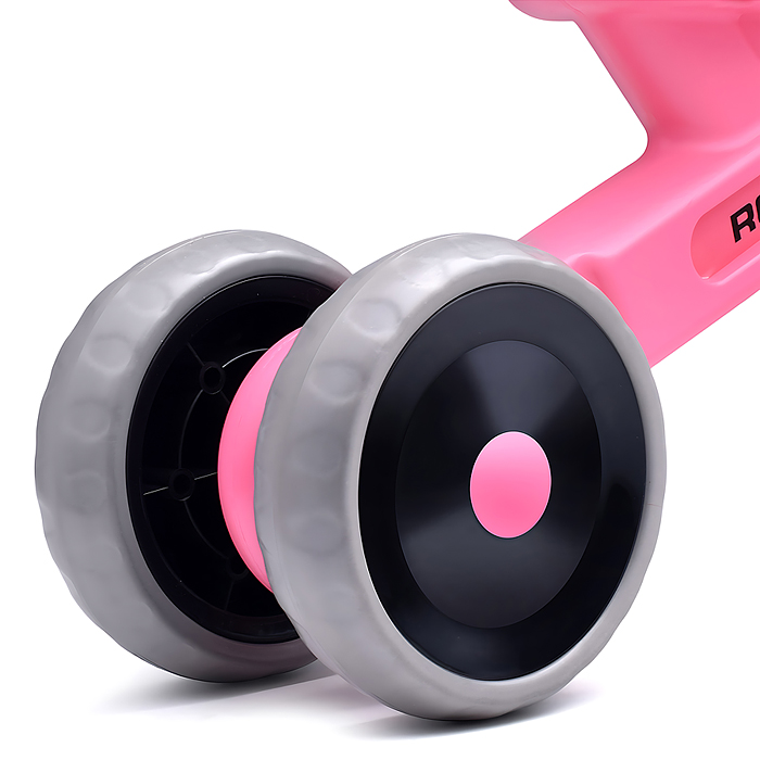 Фото к товару Беговел трехколесный Rocket 133-PK, колеса EVA, цвет розовый Беговел трехколесный Rocket 133-PK, колеса EVA, цвет розовый