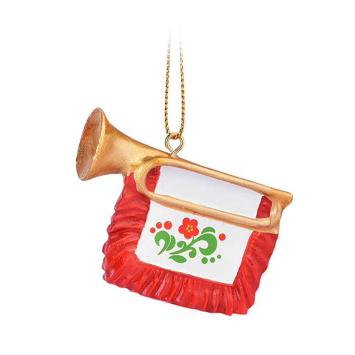 Новогоднее подвесное украшение из полирезины 2,3х4,5х6,5см Новогоднее подвесное украшение из полирезины 2,3х4,5х6,5см