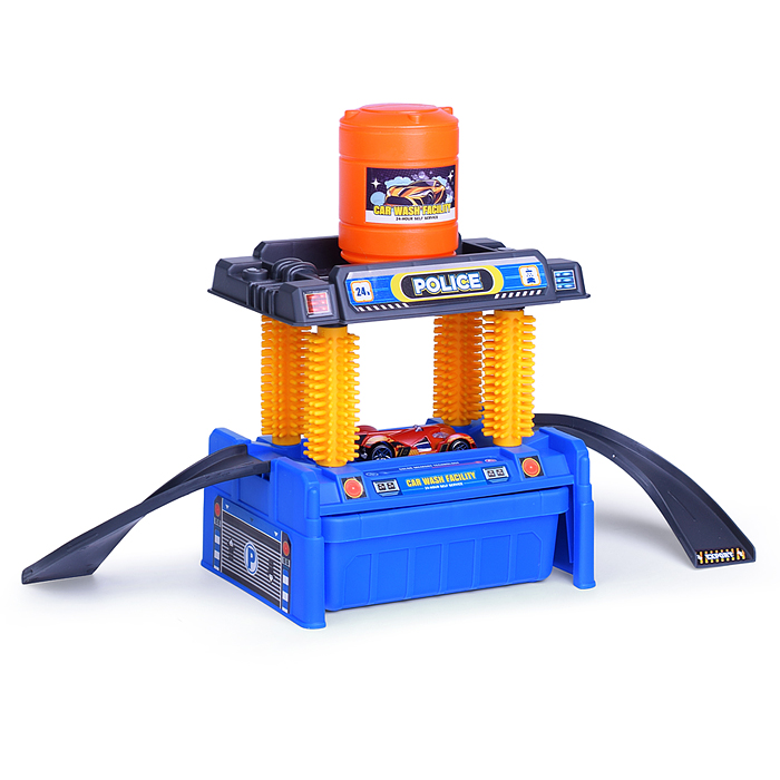 Фото к товару Автомойка 660-S100 "Полиция" в коробке Автомойка 660-S100 "Полиция" в коробке