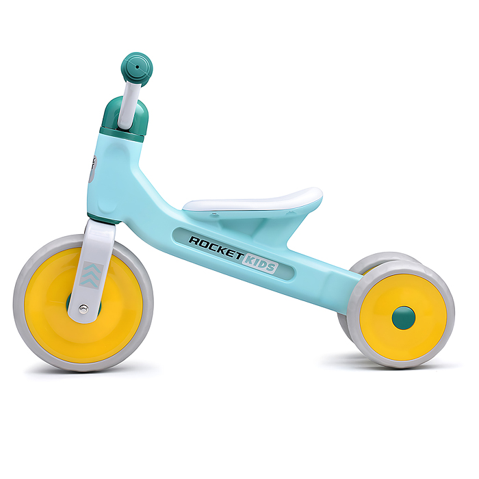 Фото к товару Беговел трехколесный Rocket 133-GN, колеса EVA, цвет зеленый Беговел трехколесный Rocket 133-GN, колеса EVA, цвет зеленый