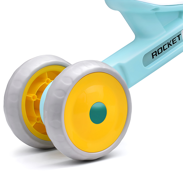 Фото к товару Беговел трехколесный Rocket 133-GN, колеса EVA, цвет зеленый Беговел трехколесный Rocket 133-GN, колеса EVA, цвет зеленый