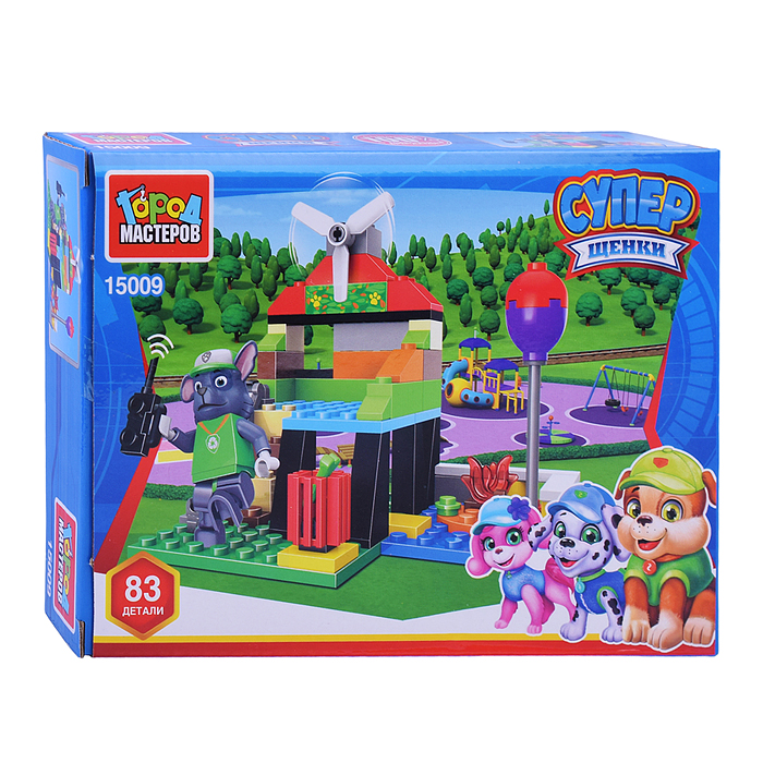 Конструктор Супер щенки: охрана в парке, 83 дет. Конструктор Супер щенки: охрана в парке, 83 дет.