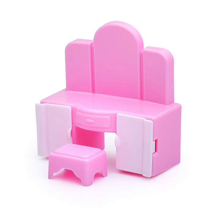 Фото к товару Набор мебели для кукол "Спальня" (4 пред.) (европодвес) Набор мебели для кукол "Спальня" (4 пред.) (европодвес)