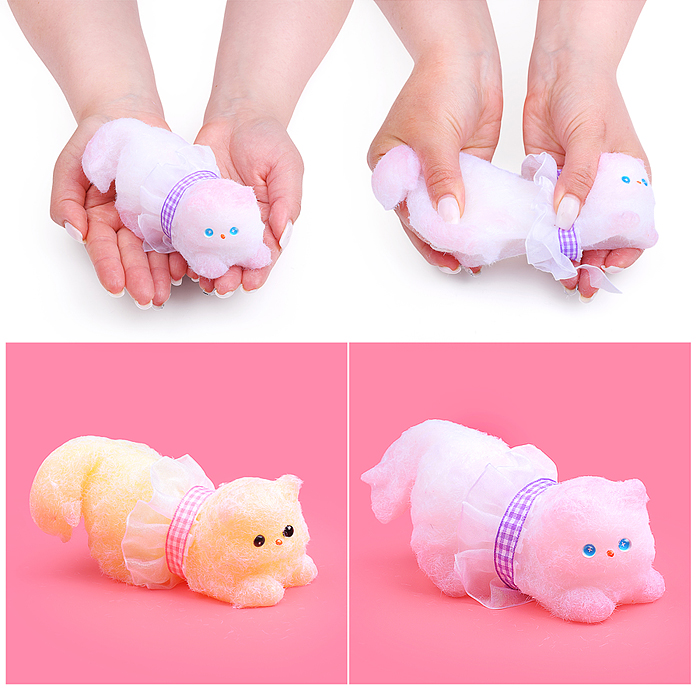 Игрушка-антистресс 00-6386 "Белый котик"