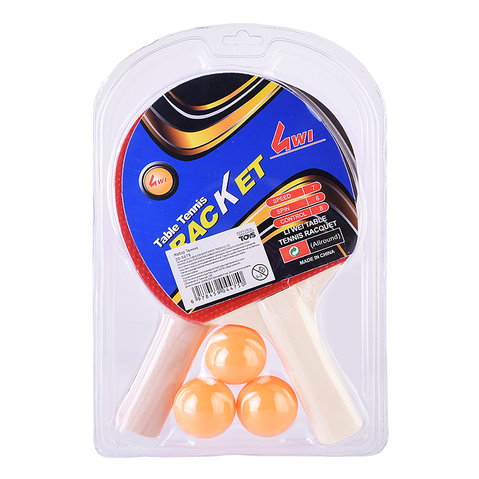 Набор для настольного тенниса 00-5678 (2 ракетки, 3 мяча) в блистере