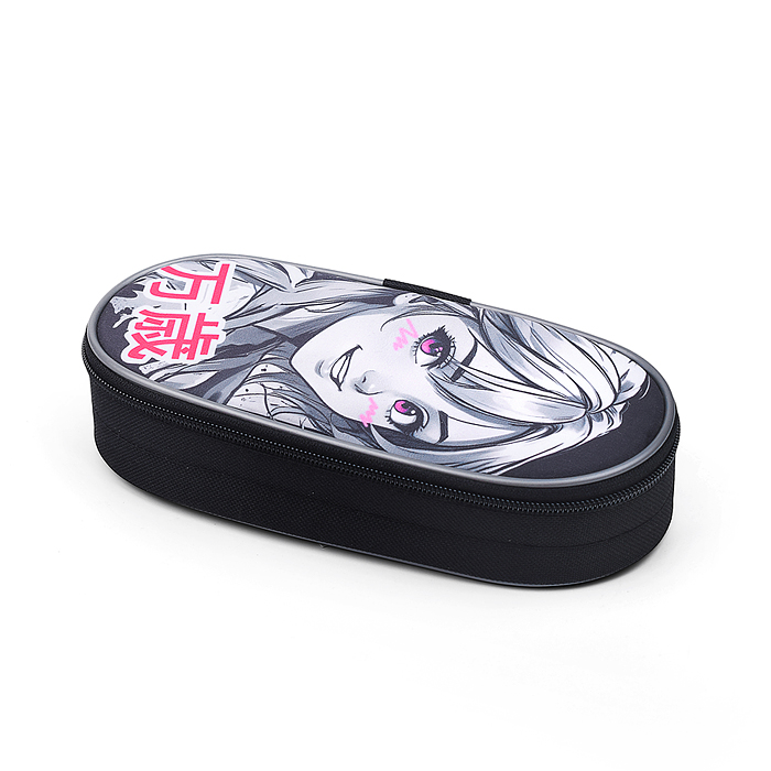 Пенал-косметичка объемный, жесткий, печать на ткани 210/85/50 "Джинни" 2025 