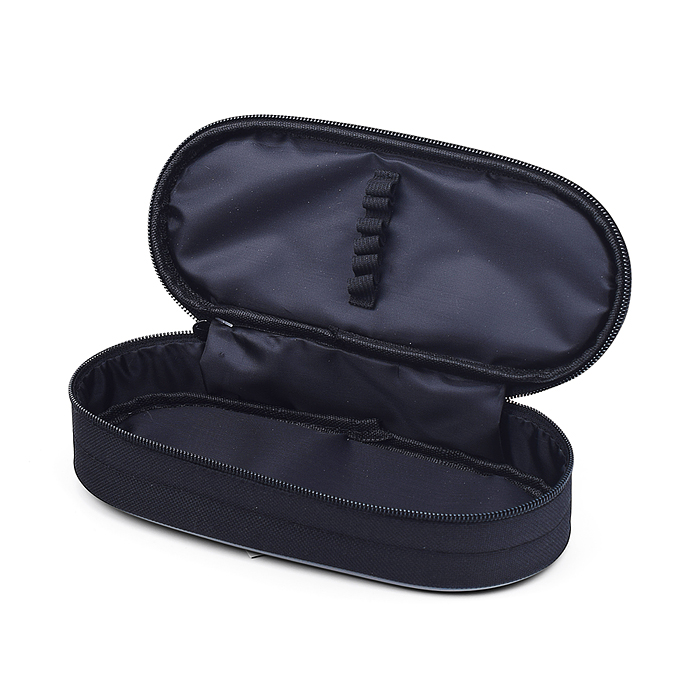 Фото к товару Пенал-косметичка объемный, жесткий, печать на ткани 210/85/50 "Джинни" 2025 Пенал-косметичка объемный, жесткий, печать на ткани 210/85/50 "Джинни" 2025