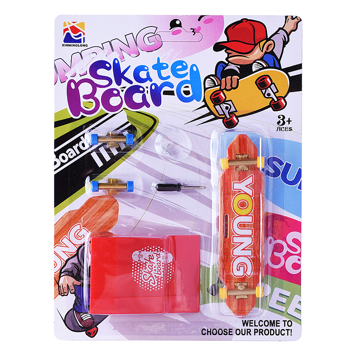 Фото к товару Фингерборд 035-4 "Супер трюк" на листе Фингерборд 035-4 "Супер трюк" на листе