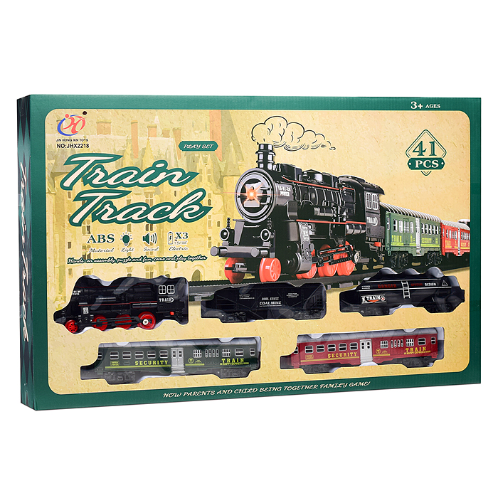 Фото к товару Железная дорога JHX2218 "Train tracks" в коробке Железная дорога JHX2218 "Train tracks" в коробке
