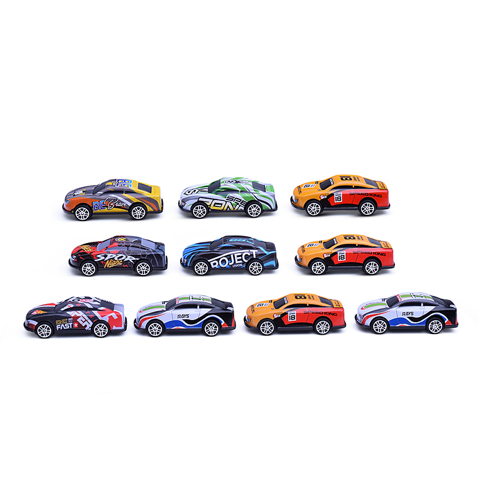 Автовоз 660-S47 "Тягач" оранжево-синий, в коробке