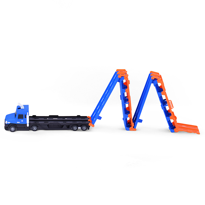 Автовоз 660-S47 "Тягач" оранжево-синий, в коробке
