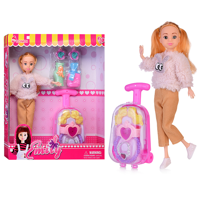 Кукла L8815 "Марина" с аксессуарами, в коробке