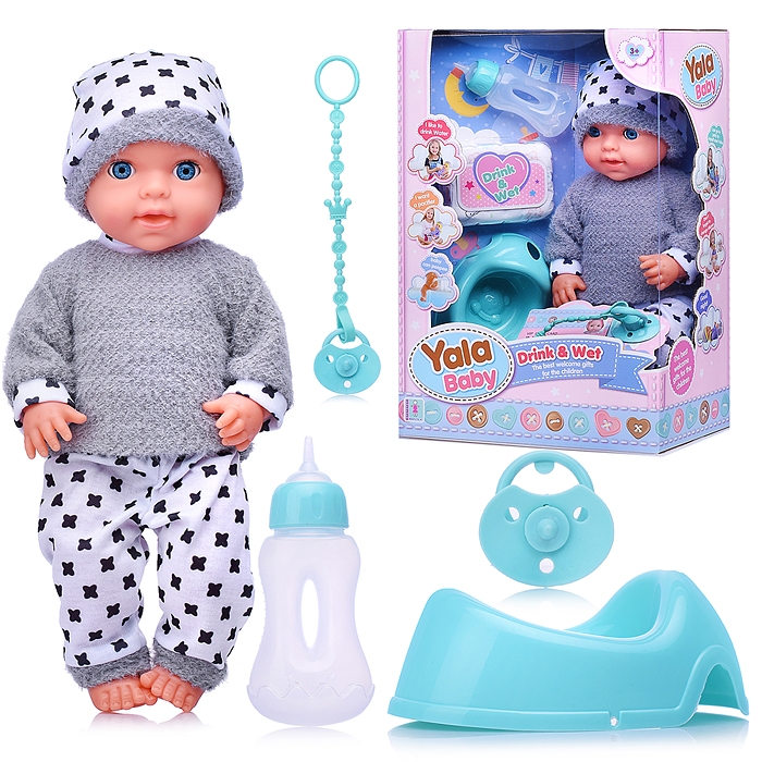 Пупс с аксессуарами YL2440E-K "Виталик" в коробке Пупс с аксессуарами YL2440E-K "Виталик" в коробке