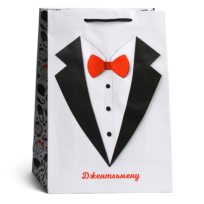 Пакет подарочный "Джентльмену" (ML)
