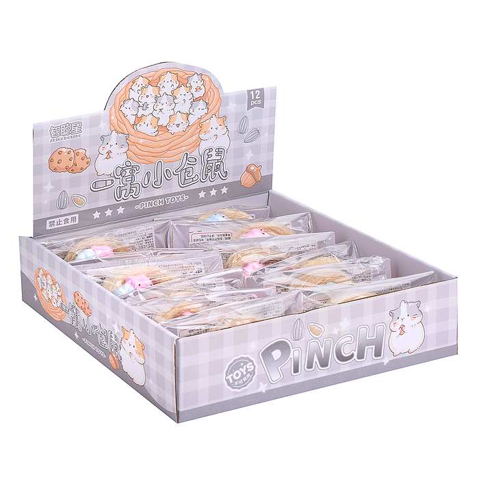 Фото к товару Игрушка -антистресс 00-6687 "Хомячки в корзинке" Игрушка -антистресс 00-6687 "Хомячки в корзинке"