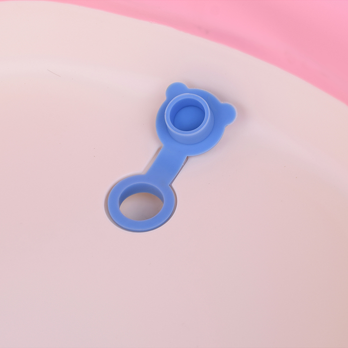 Фото к товару Ванночка для купания 00-4942 (цвет: белый/розовый) Ванночка для купания 00-4942 (цвет: белый/розовый)