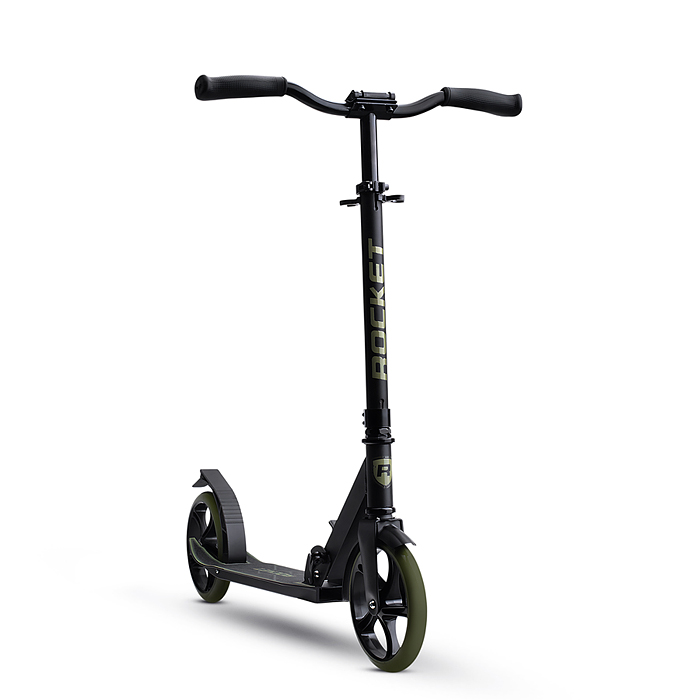 Фото к товару Самокат ROCKET, колеса PU 200 мм, ABEC 7, зеленый Самокат ROCKET, колеса PU 200 мм, ABEC 7, зеленый